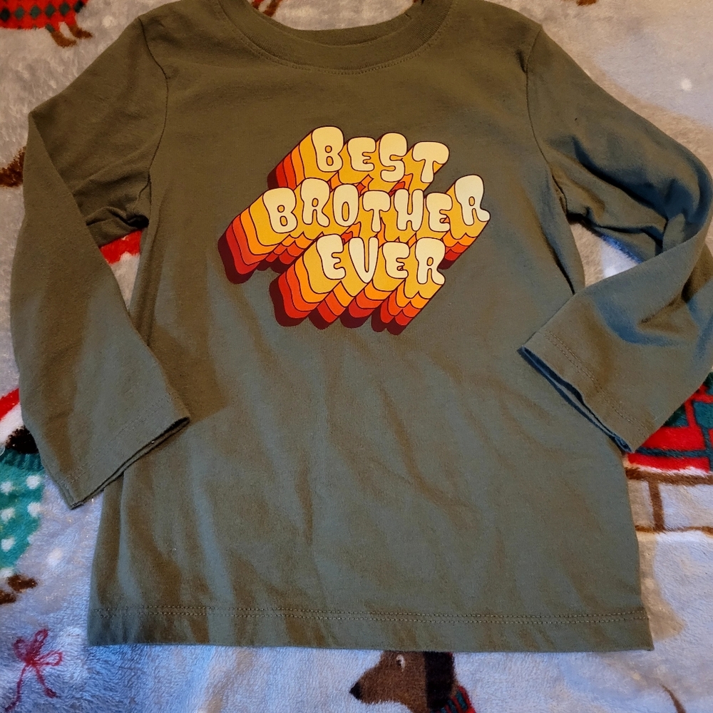 Best Brother Ever Kids Shirt - Green